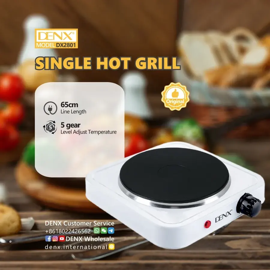 DENX موقد كهربائي DX2801 - الصورة 2