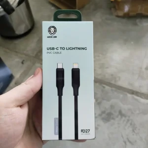 كيبل Green Lion من USB-C إلى Lightning PVC GNPVC27CTLBK