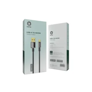كابل شحن ولمس جرين ليون USB-A إلى Micro USB بطول 1 متر 3A GNTPTGHATMBK