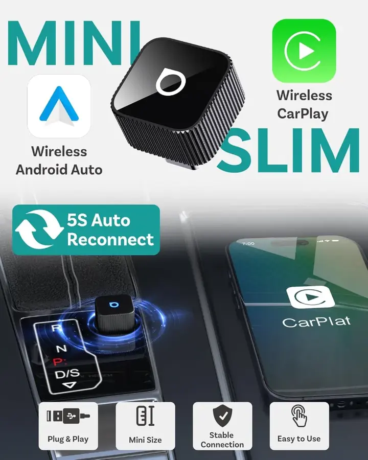 جهاز تشغيل كاربلاي لاسلكي Ottocast CarPlay CP88 - الصورة 4